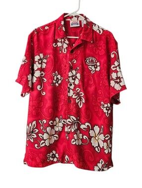 Spike Sports Carolina Gamecocks Hawaiian Shirt Men's Medium Floral Short Sleeve